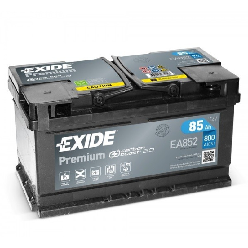 Exide 85Ah, 800A EA852 Exide 85Ah, 800A EA852
