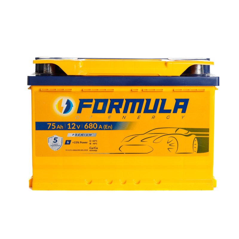  Formula of energy, Premium Line, 6СТ-75(1), 680А