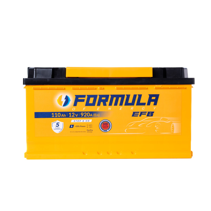 Formula of energy EFB Start&Stop 6-CT-110(0) 920А Formula of energy EFB Start&Stop 6-CT-110(0) 920А