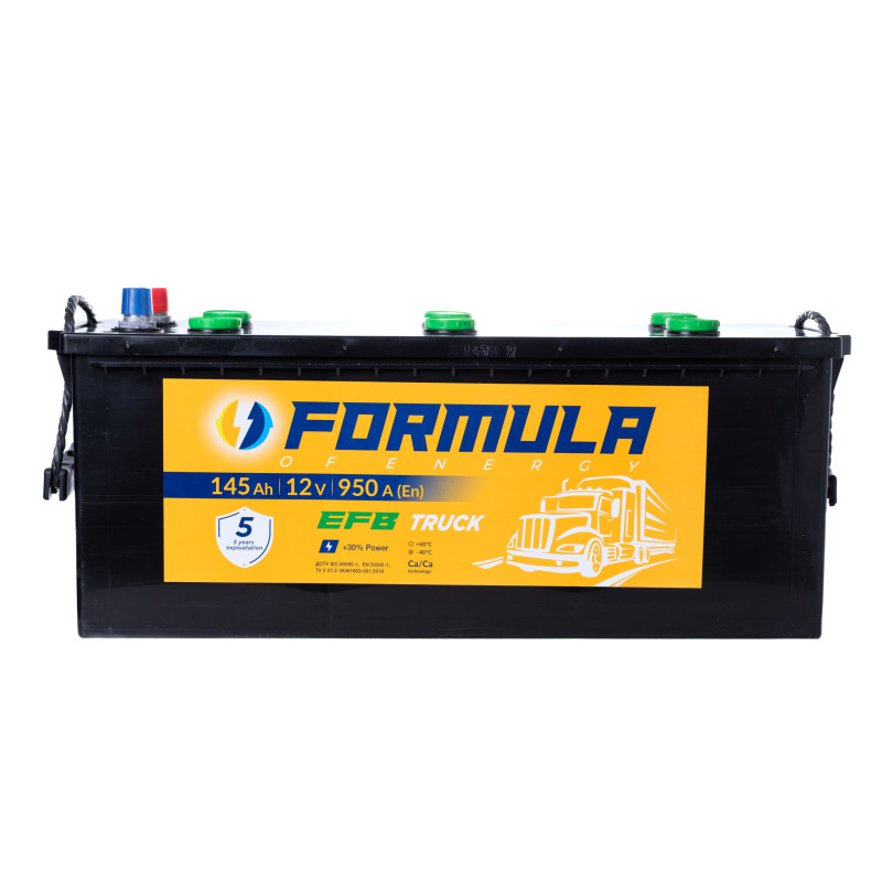 Formula of energy, Heavy Duty EFB Start&Stop, 6-СТ-145(3) Formula of energy, Heavy Duty EFB Start&Stop, 6-СТ-145(3)