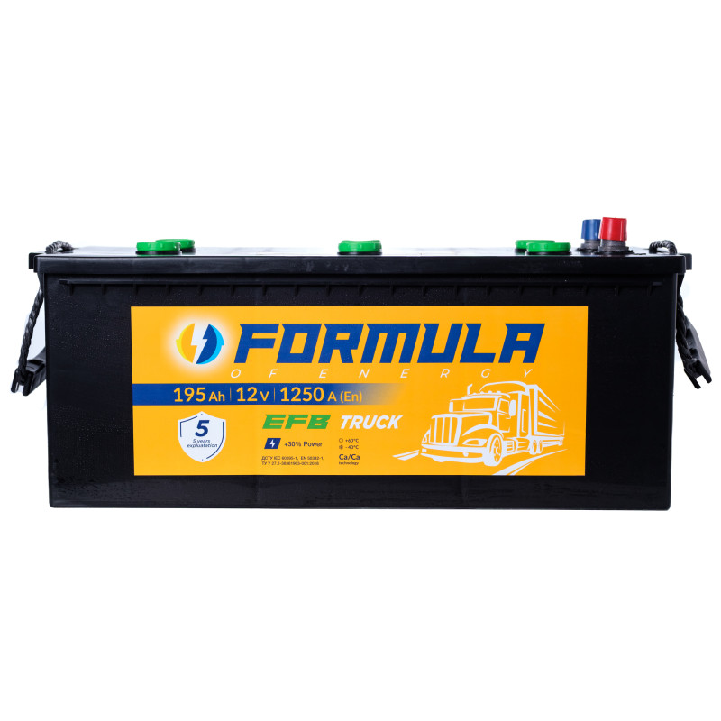 Formula of energy, Heavy Duty EFB Start&Stop, 6-СТ-195(3) Formula of energy, Heavy Duty EFB Start&Stop, 6-СТ-195(3)