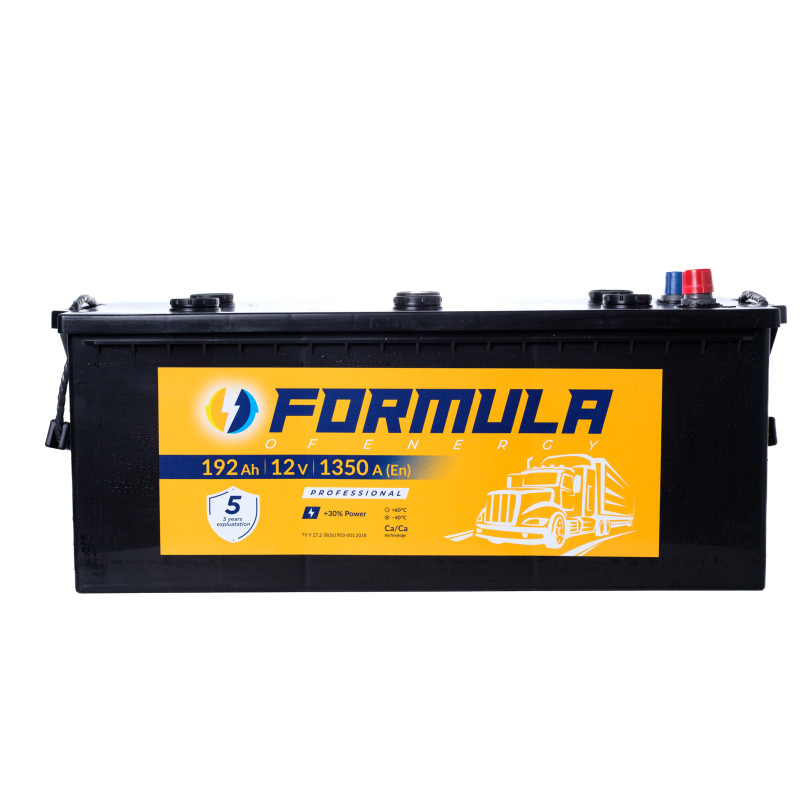 Formula of energy, Heavy Duty Professional Line, 6-СТ-192(3) Formula of energy, Heavy Duty Professional Line, 6-СТ-192(3)