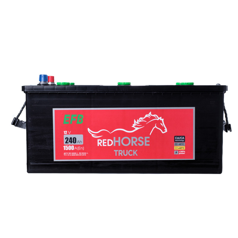 Red Horse EFB Start&Stop 6СТ-240 (3) 1500А Red Horse EFB Start&Stop 6СТ-240 (3) 1500А