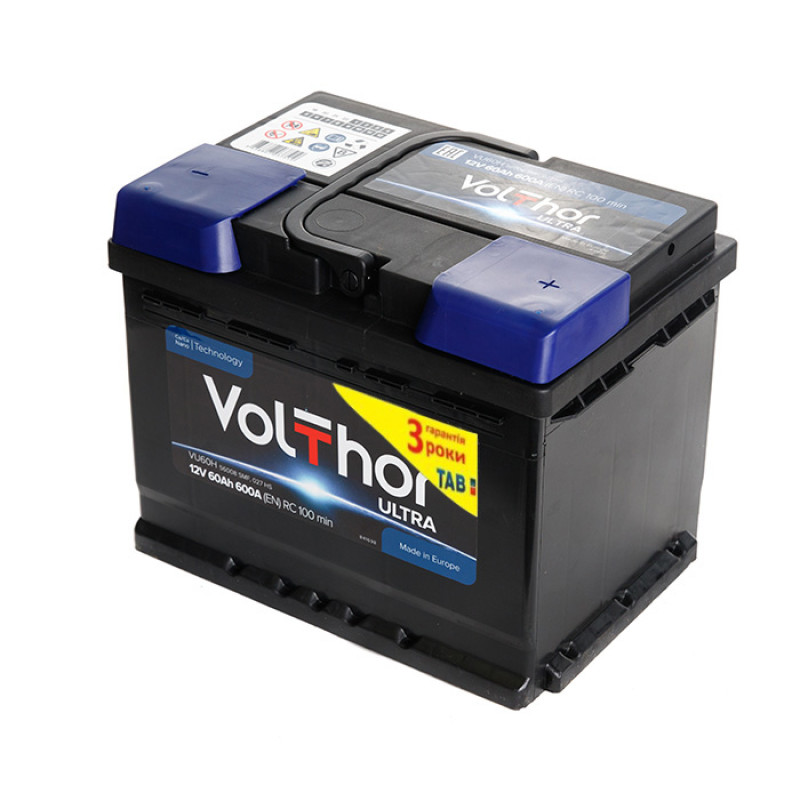 VolThor Ultra, 60 Аг, 600A (1) VolThor Ultra, 60 Аг, 600A (1)