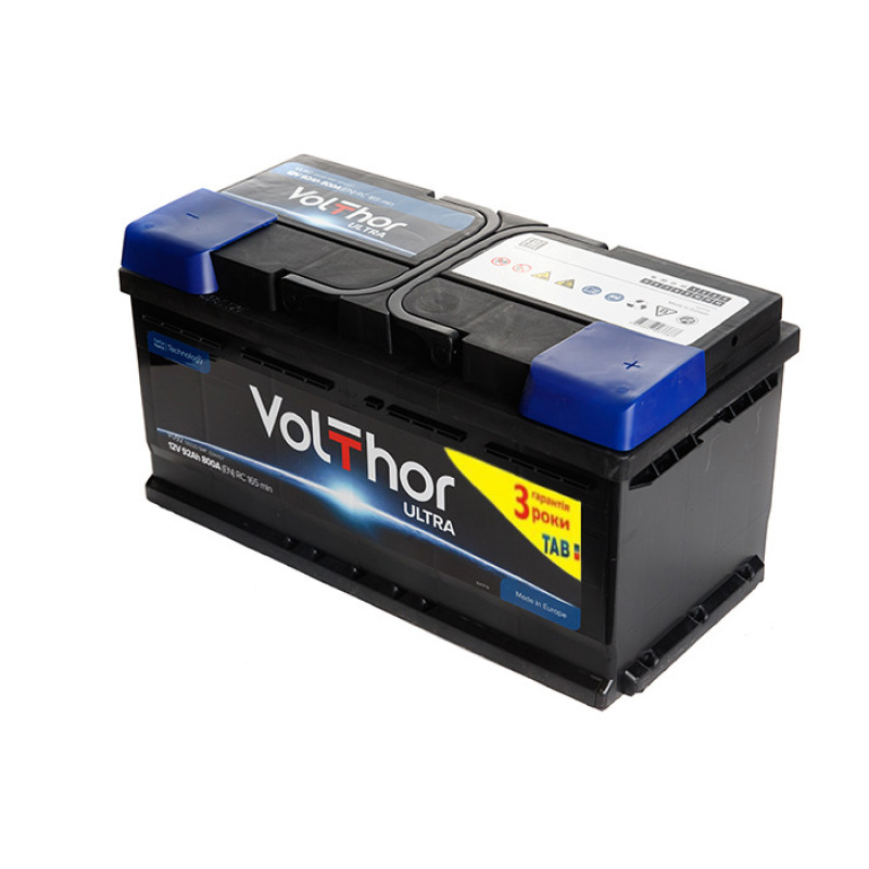 VolThor Ultra, 92 Аг, 800A низькобазовий VolThor Ultra, 92 Аг, 800A низькобазовий