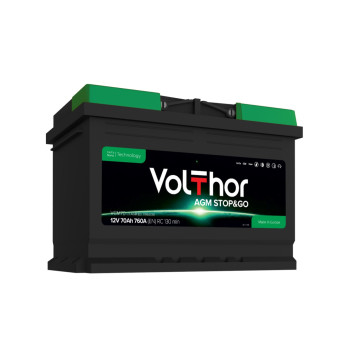 Volthor AGM Stop&Go, 70 Аг, 760А