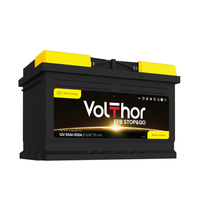 Volthor EFB Stop&Go, 65 Аг, 650А Volthor EFB Stop&Go, 65 Аг, 650А