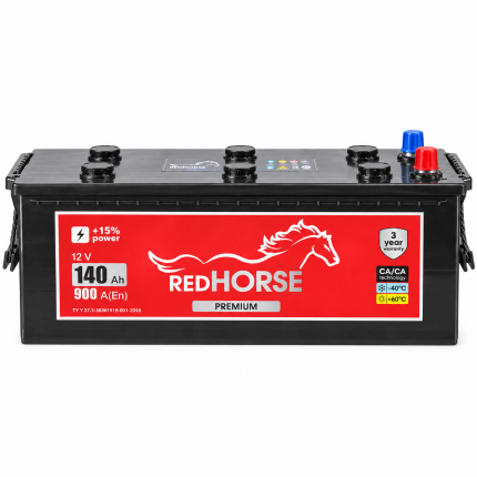 Акумулятор 6cт-140 А/г 900 Ампер (3) Red Horse Premium