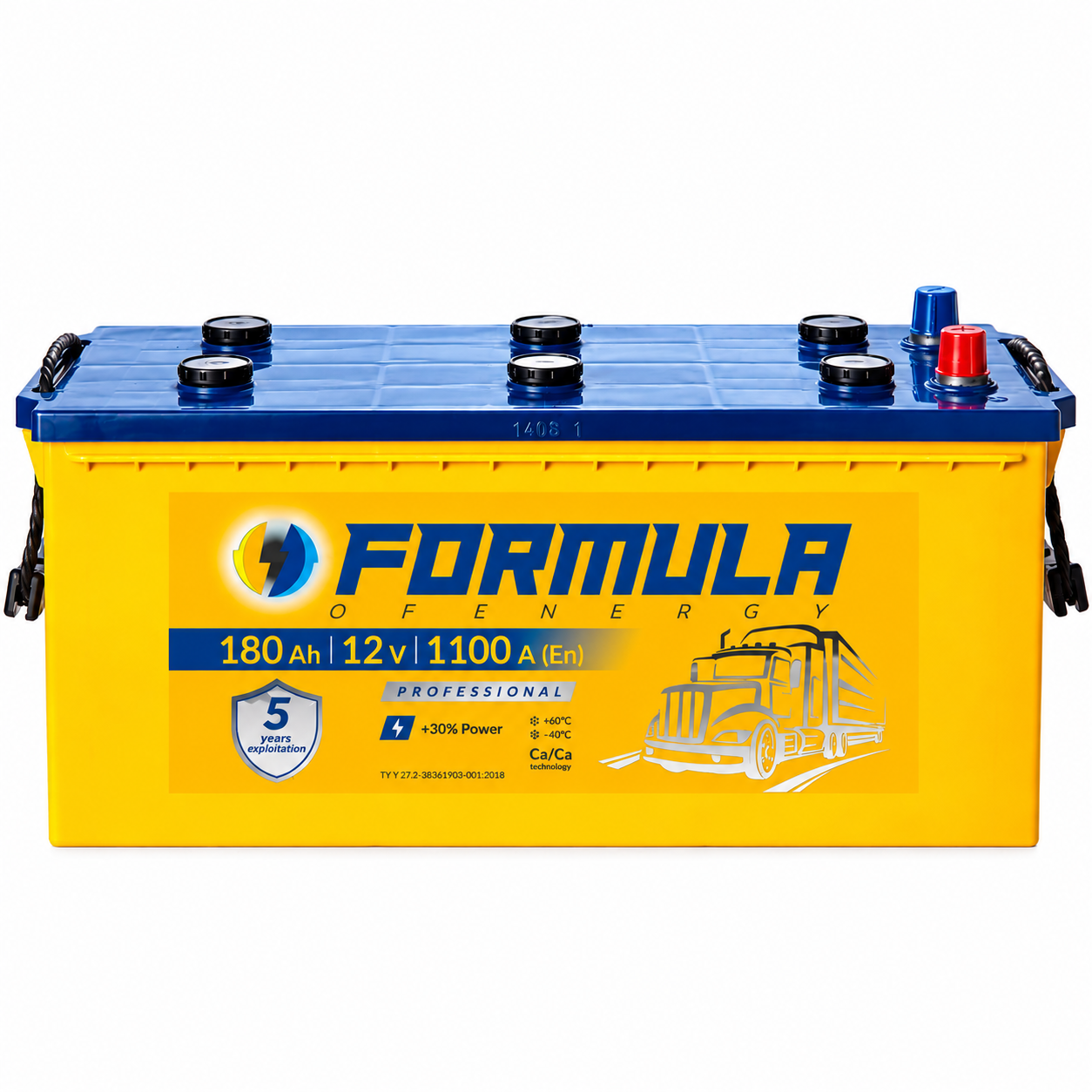Акумулятор 6cт-180 Аг 1100 Ампер (3) FORMULA professional Акумулятор 6cт-180 А/г 1100 Ампер (3) FORMULA professional