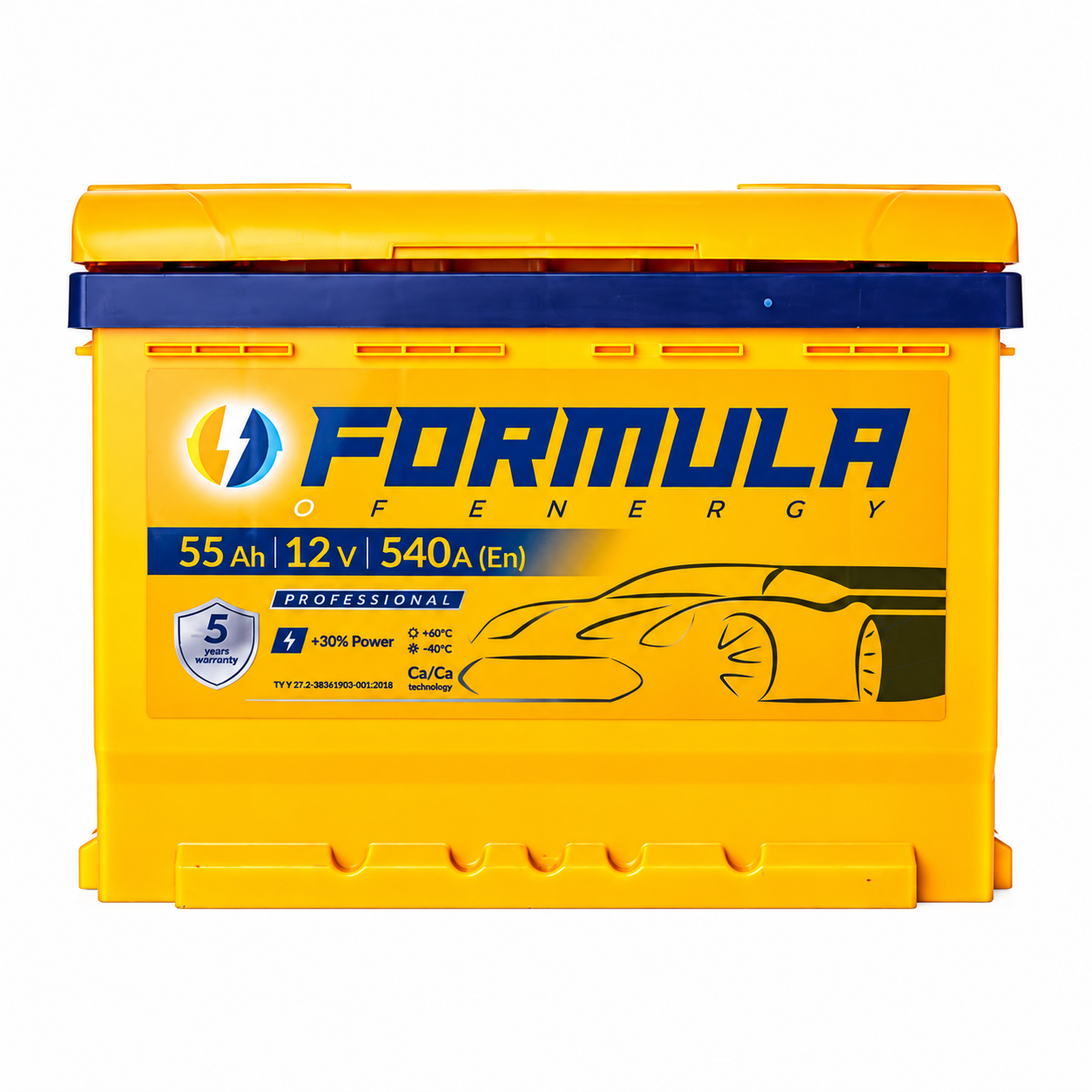 Акумулятор 6cт-55 Аг 540 Ампер FORMULA professional