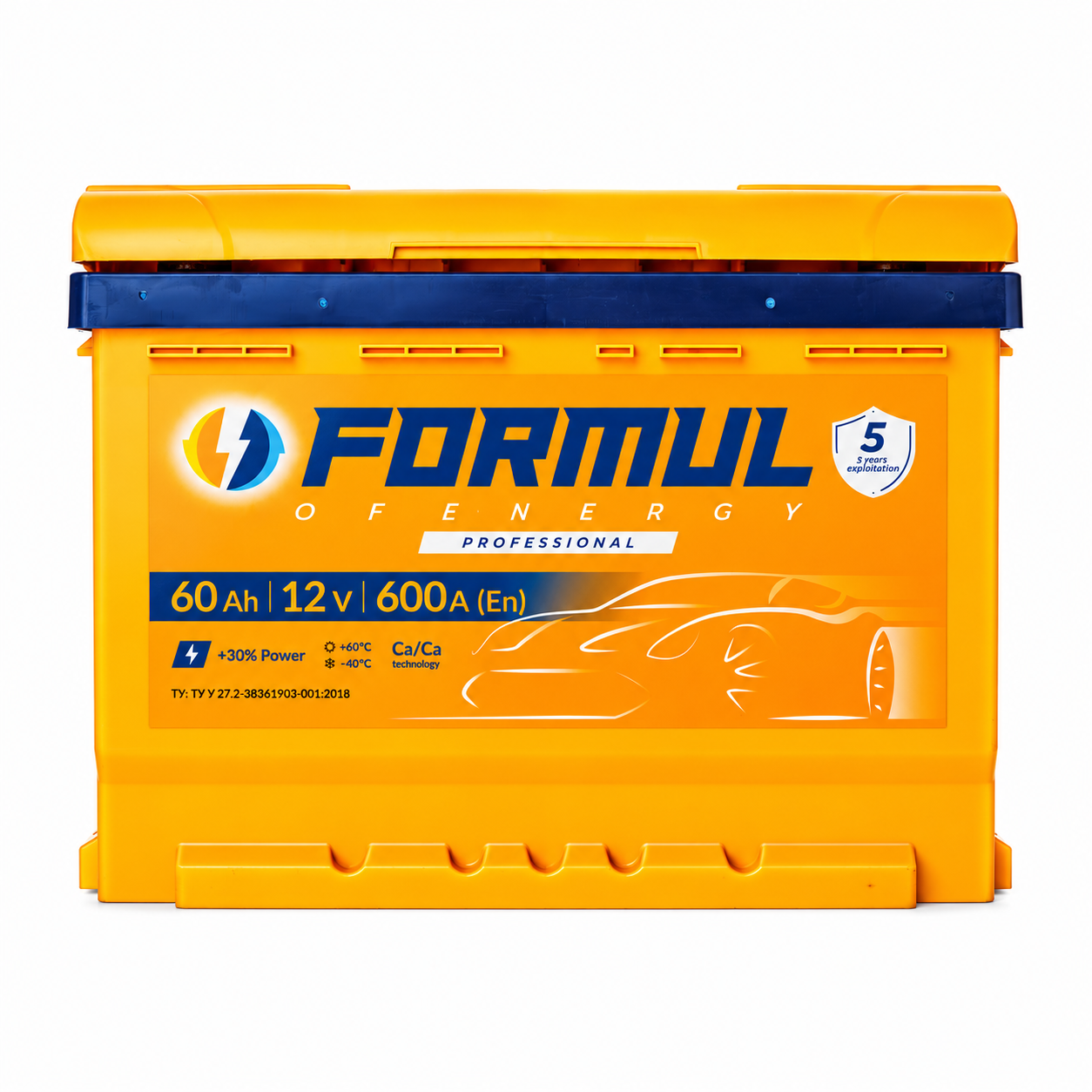 Акумулятор 6cт-60 Аг 600 Ампер FORMULA professional