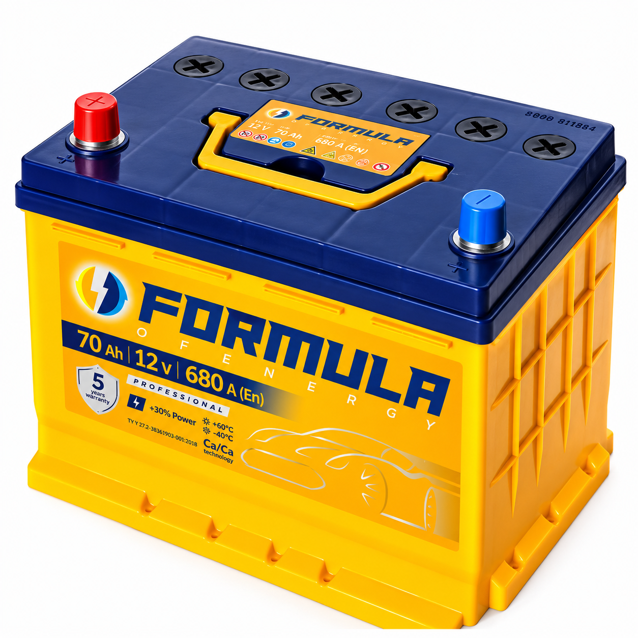 Акумулятор 6cт-70 Аг 680 Ампер L+ (1) FORMULA professional Акумулятор 6cт-70 А/г 680 Ампер L+ (1) FORMULA professional