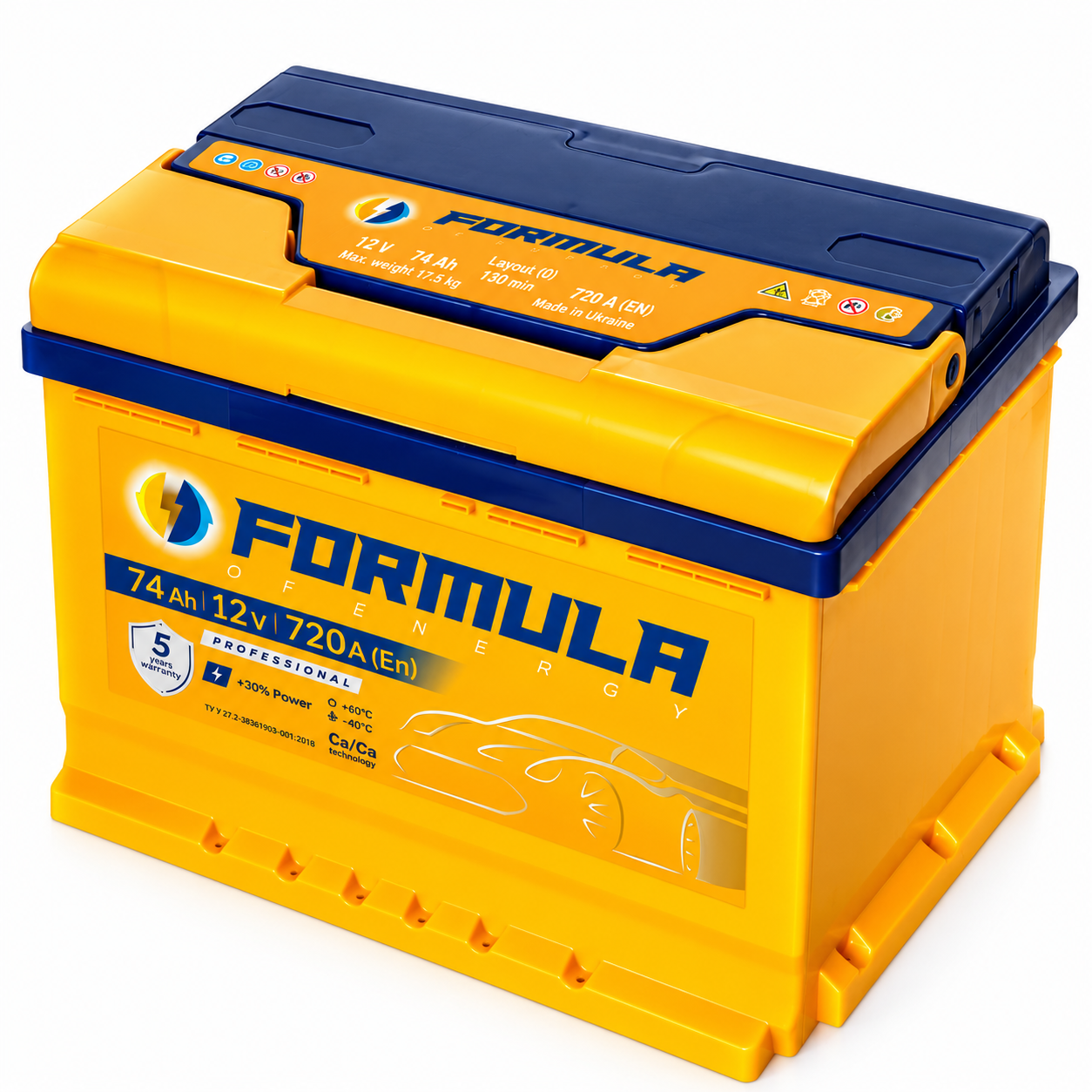 Акумулятор 6cт-74 Аг 720 Ампер FORMULA professional