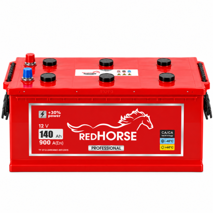 Акумулятор 6СТ-140 А/г 900 Ампер (3) Red Horse Professional