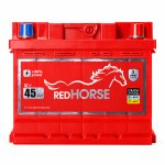 Акумулятор 6cт-45 А/г 390 Ампер R+ (0) Red Horse Premium
